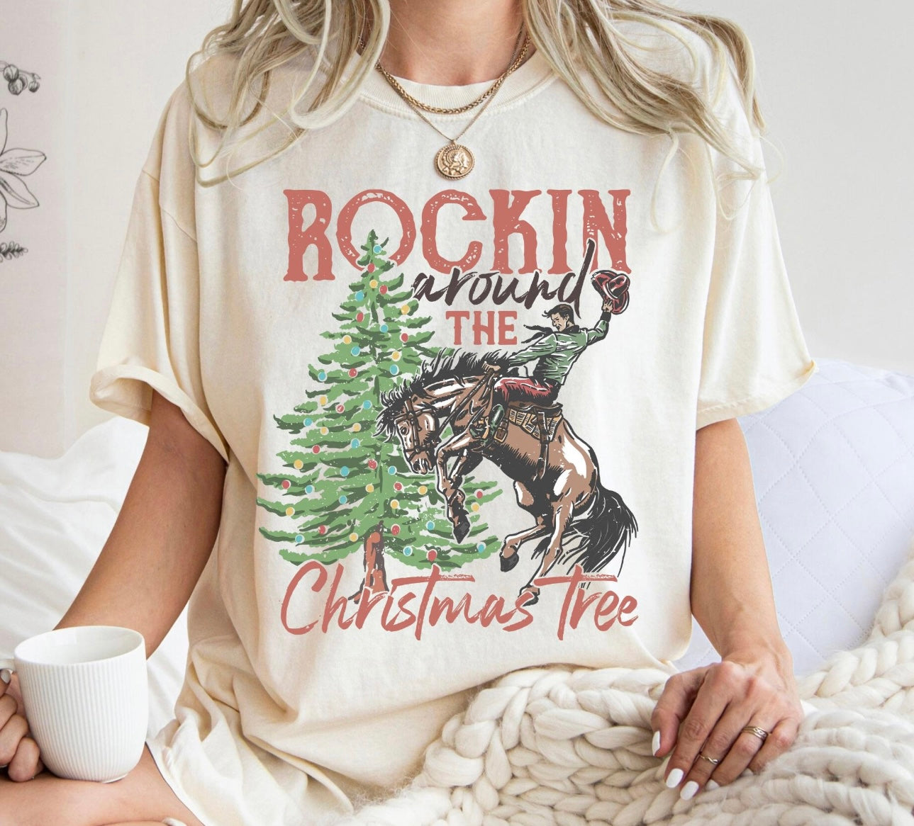 Rockin around the Christmas tree graphic